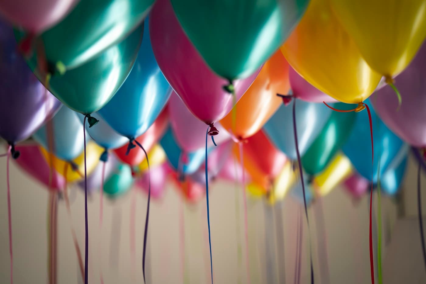 Party decorations and celebration setup